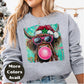 Bubblegum Highland Cow Christmas Shirt or Sweatshirt – Cute Holiday Top Small-4XL and Plus Size – Multiple Colors