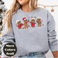 Nurse Gingerbread Christmas Shirt or Sweatshirt – Cute Holiday Nurse Top Small - 4XL and Plus Size – Multiple Colors