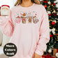 Gingerbread Coffee Christmas Shirt or Sweatshirt – Cute Holiday Mug Top Small - 4XL and Plus Size – Multiple Colors