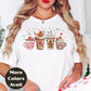 Gingerbread Coffee Christmas Shirt or Sweatshirt – Cute Holiday Mug Top Small - 4XL and Plus Size – Multiple Colors