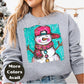 Cool Snowman Christmas Shirt or Sweatshirt – Small-4XL and Plus Size – Holiday Top with Snapback Hat – Multiple Colors