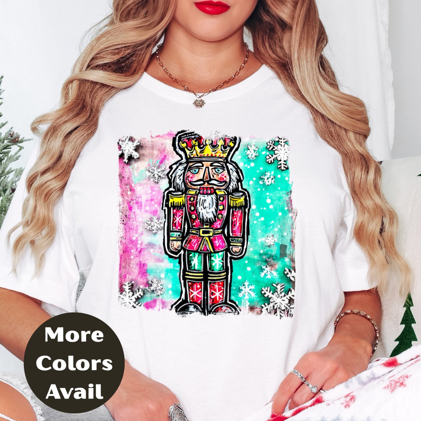 Nutcracker Christmas Shirt or Sweatshirt – S-4XL Plus Size – Classic Festive Nutcracker – Multiple Colors