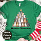 Meowy Christmas Shirt or Sweatshirt – S-4XL Plus Size – Cute Cat Christmas Tree – Multiple Colors