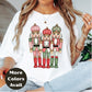 Pastel Nutcracker Trio Christmas Shirt or Sweatshirt – Small-4XL and Plus Size – Ballet Holiday Top – Multiple Colors