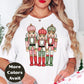 Pastel Nutcracker Trio Christmas Shirt or Sweatshirt – Small-4XL and Plus Size – Ballet Holiday Top – Multiple Colors