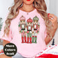 Pastel Nutcracker Trio Christmas Shirt or Sweatshirt – Small-4XL and Plus Size – Ballet Holiday Top – Multiple Colors