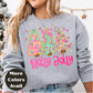 Holly Jolly Christmas Shirt or Sweatshirt – Pastel Christmas Tree Holiday Top – Small-4XL and Plus Size – Multiple Colors