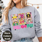 Y’all Are Nuts Nutcracker Christmas Shirt or Sweatshirt – Cute Pastel Holiday Tee – Small-4XL and Plus Size – Multiple Colors