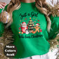 Just a Girl Who Loves Christmas Shirt or Sweatshirt – Santa, Christmas Tree & Gingerbread Top - Small-4XL and Plus Size – Multiple Colors